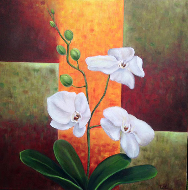 Orqudeas - 60 x 60 - Mista